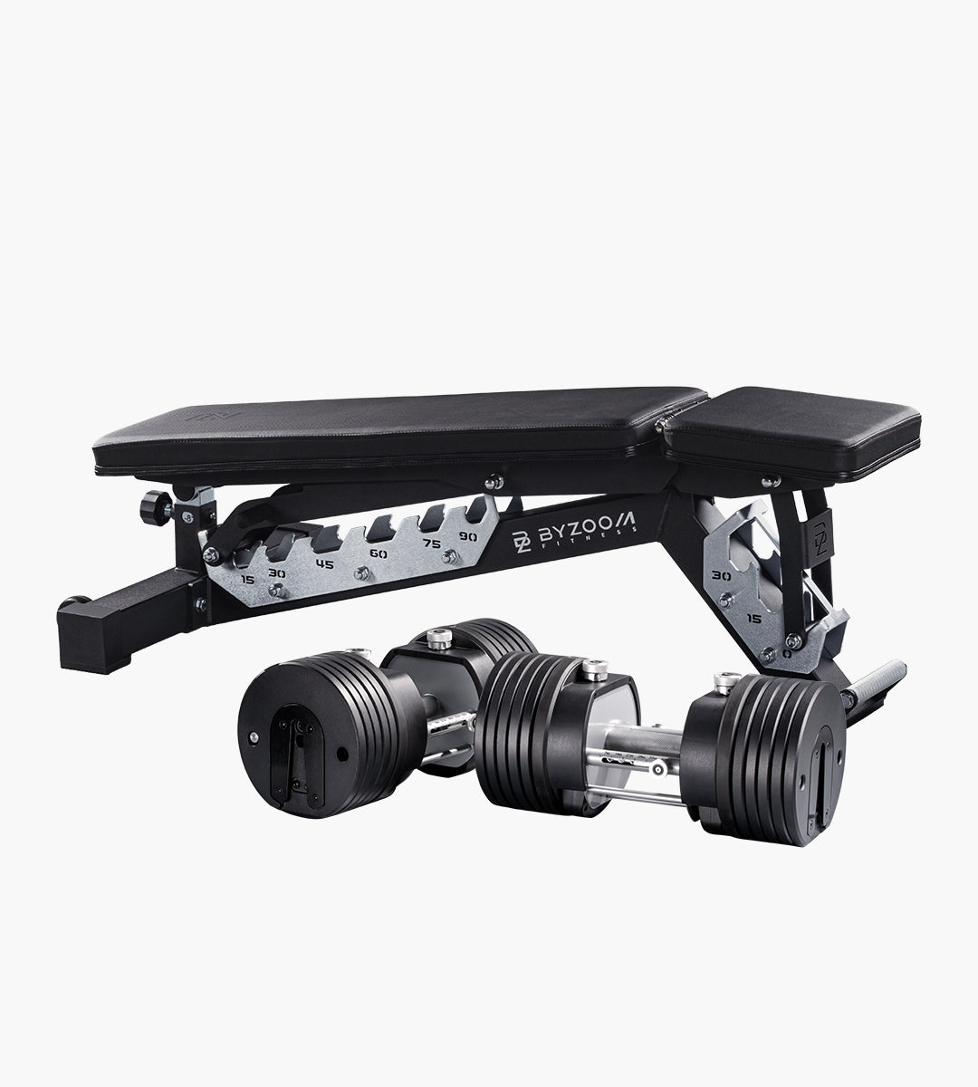 (Pre-order) Power series 46kg adjustable dumbbell 2pcs + Adjustable Decline Bench