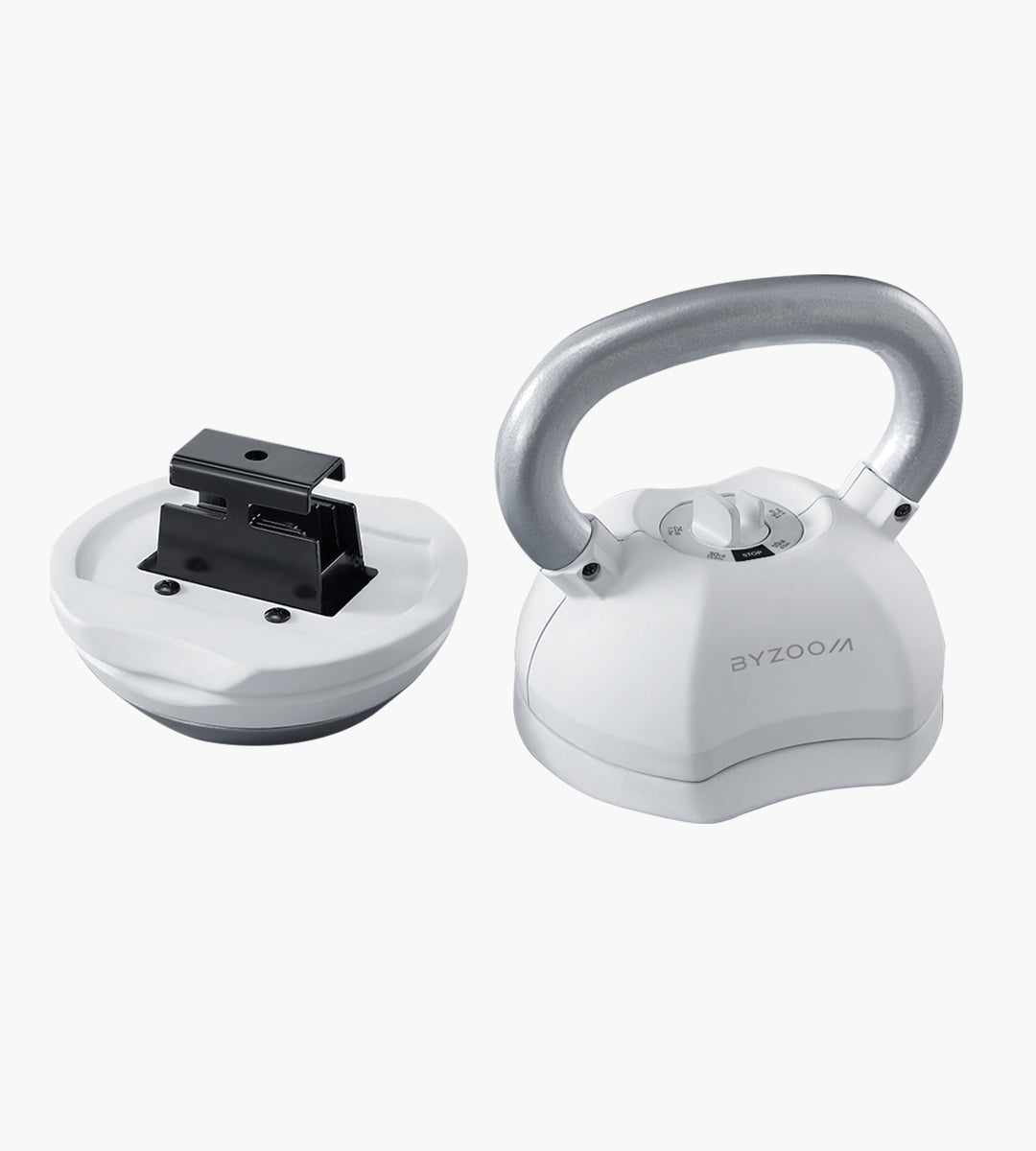 Pure Series 13.6 kg (30LB) Adjustable Kettlebell (white)