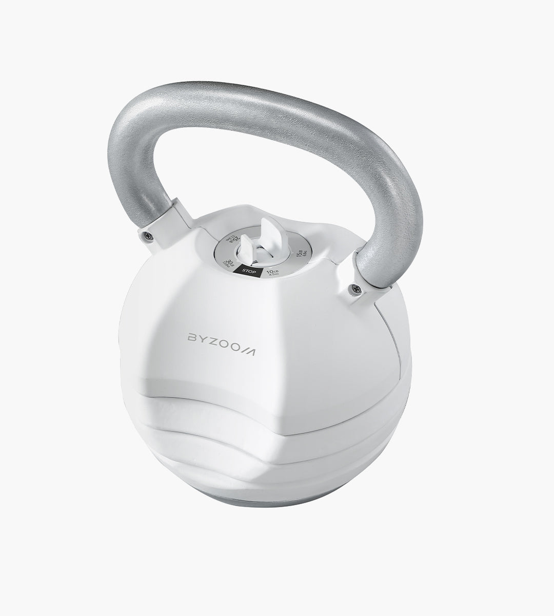Pure Series 13.6 kg (30LB) Adjustable Kettlebell (white)