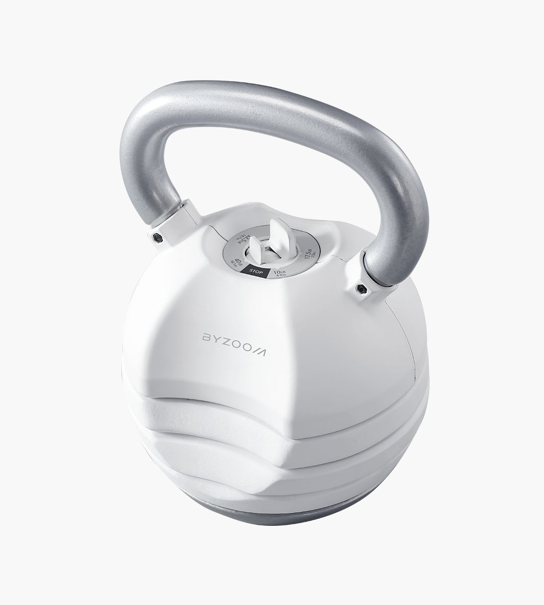 Pure Series 18KG (40LB) Adjustable Kettlebell (white)