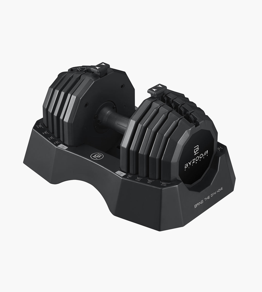 Classic Series 22.6kg (50LB) Adjustable Dumbbell (black