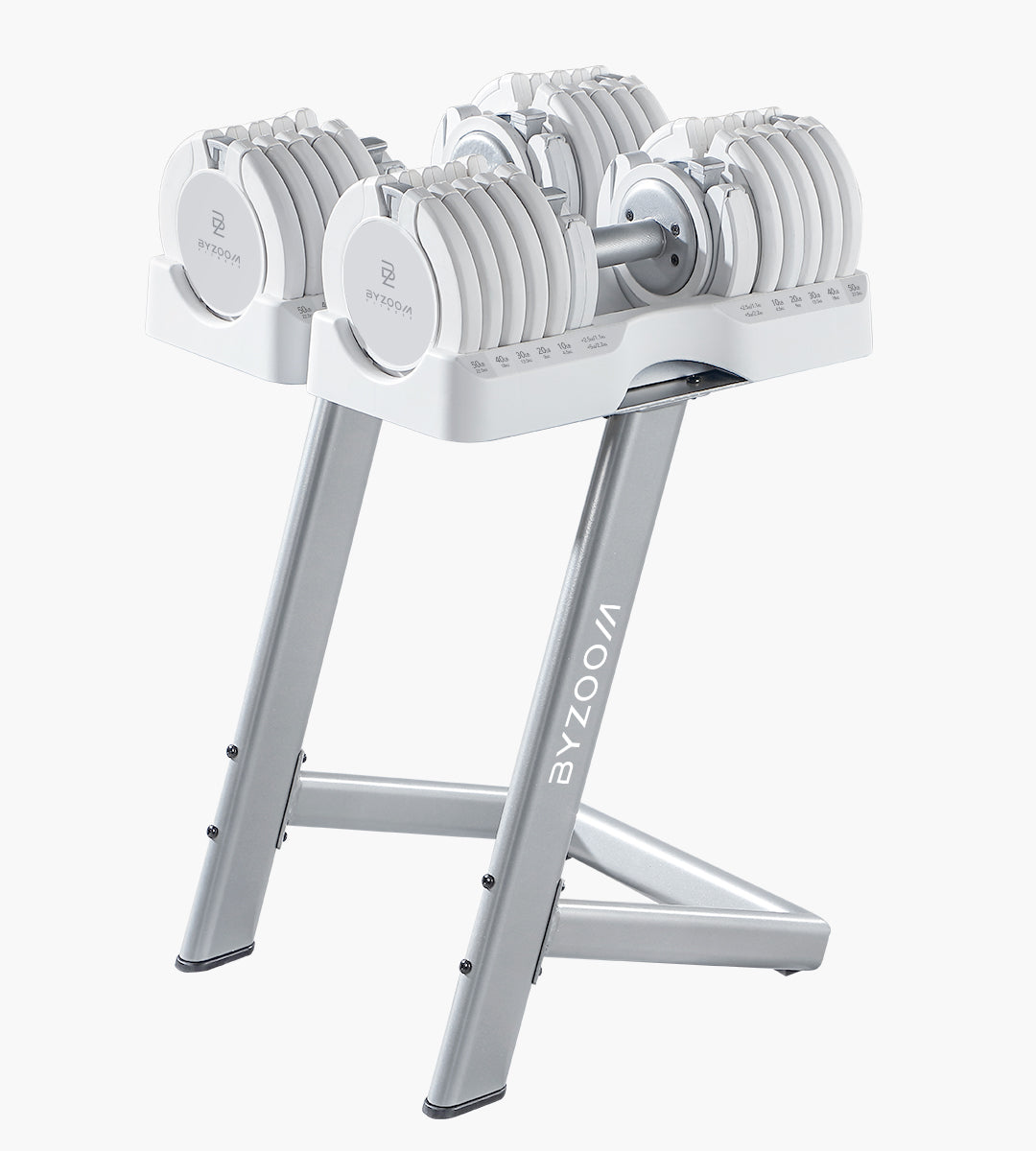 Pure Series 25KG (55LB) Adjustable Dumbbell (white)