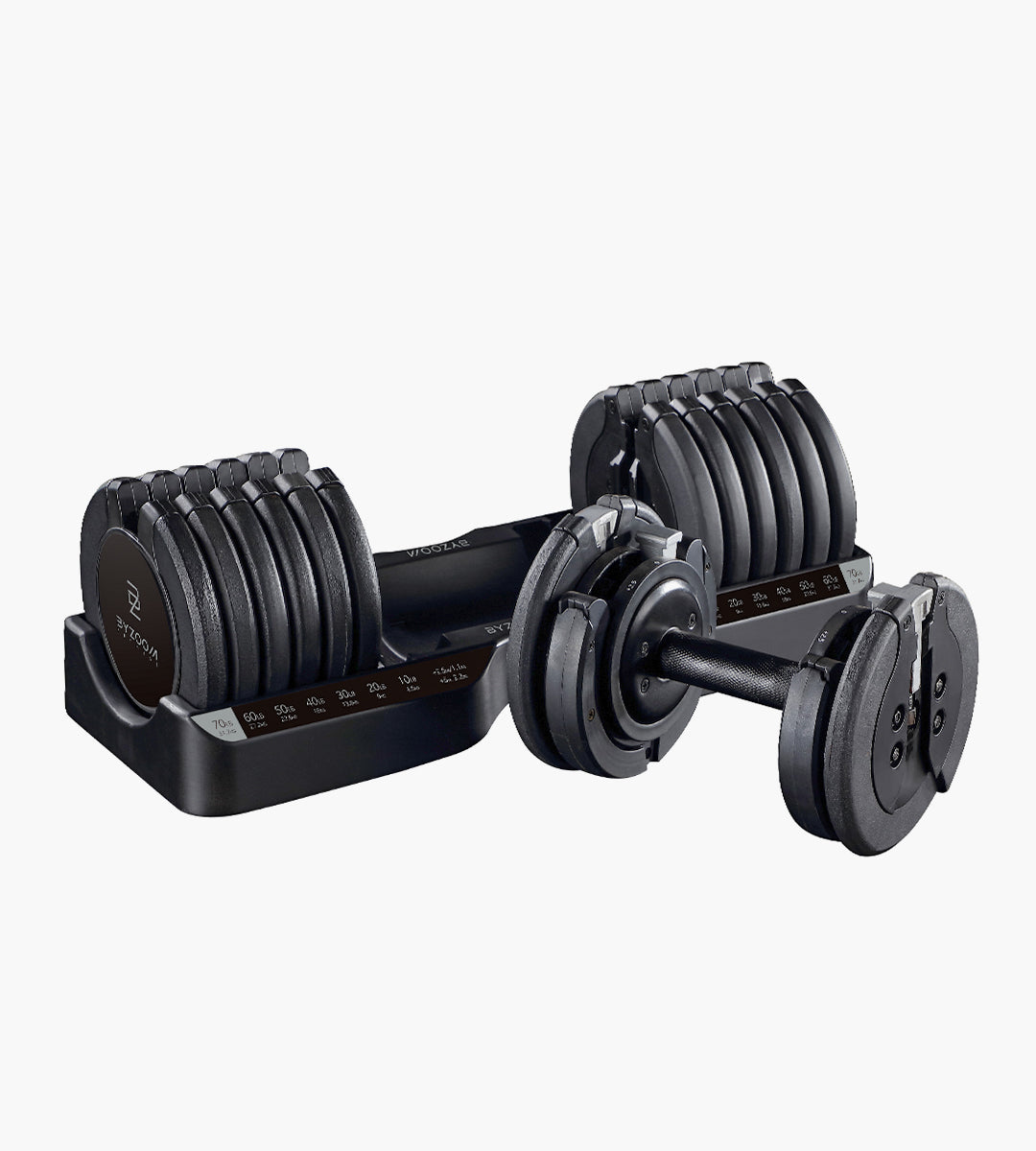 Pure Series 34kg (75LB) Adjustable Dumbbell (black