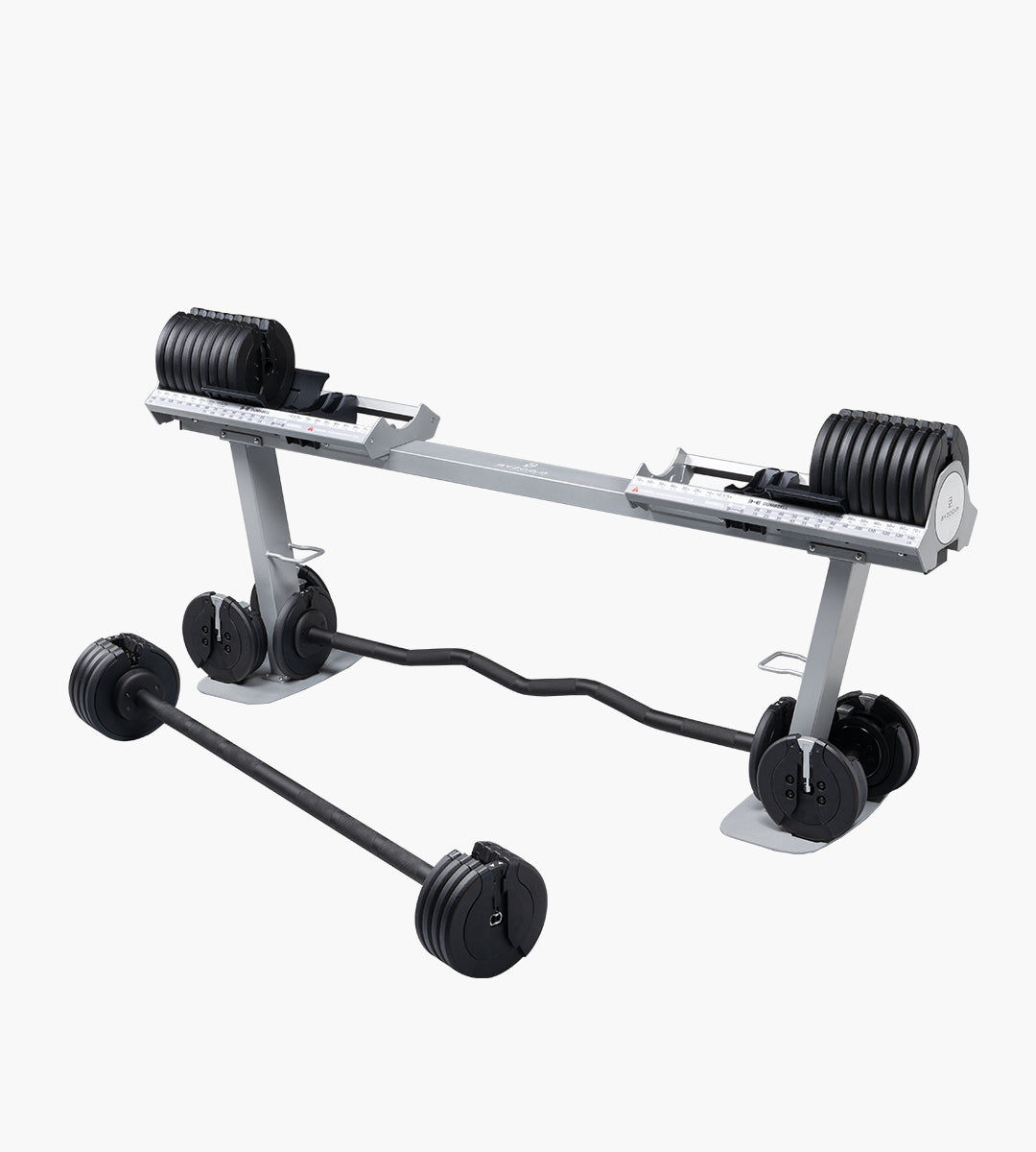 Pure Series Max 63.5kg (140LB) Dumbbell to Barbell Converter (black)
