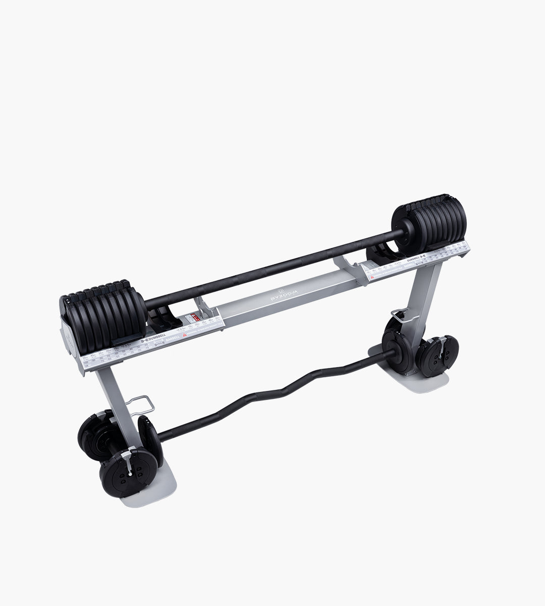 Max 45.3KG(100LB) Dumbbell to Barbell Converter (Black)