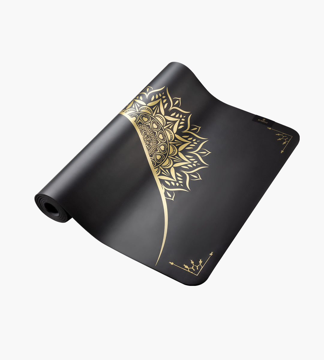 PU Natural Rubber Yoga Mat 5mm (black)