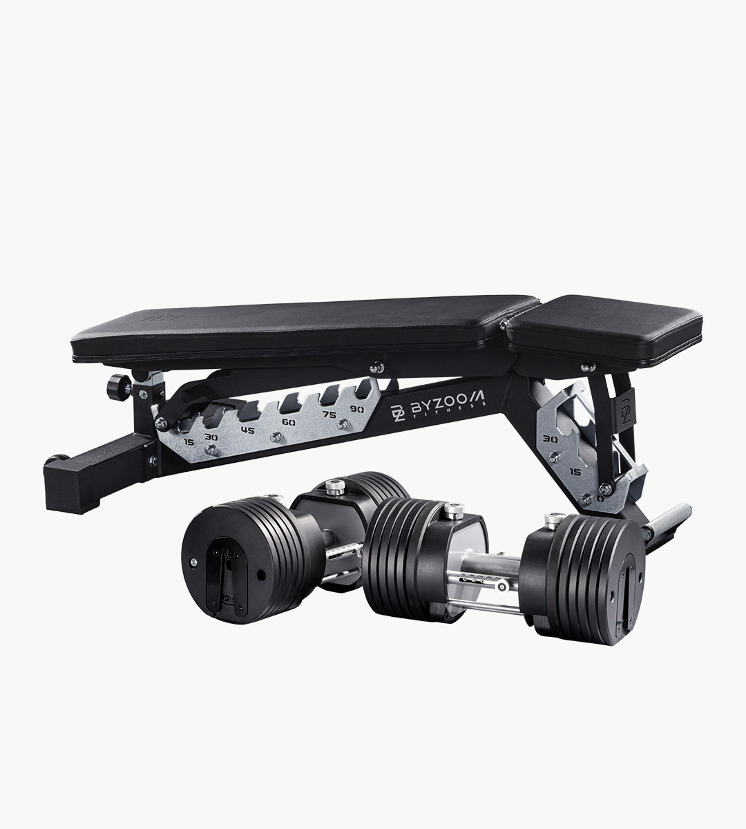 (Pre-order discount) Power series 46kg adjustable dumbbell 2pcs + Adjustable Decline Bench