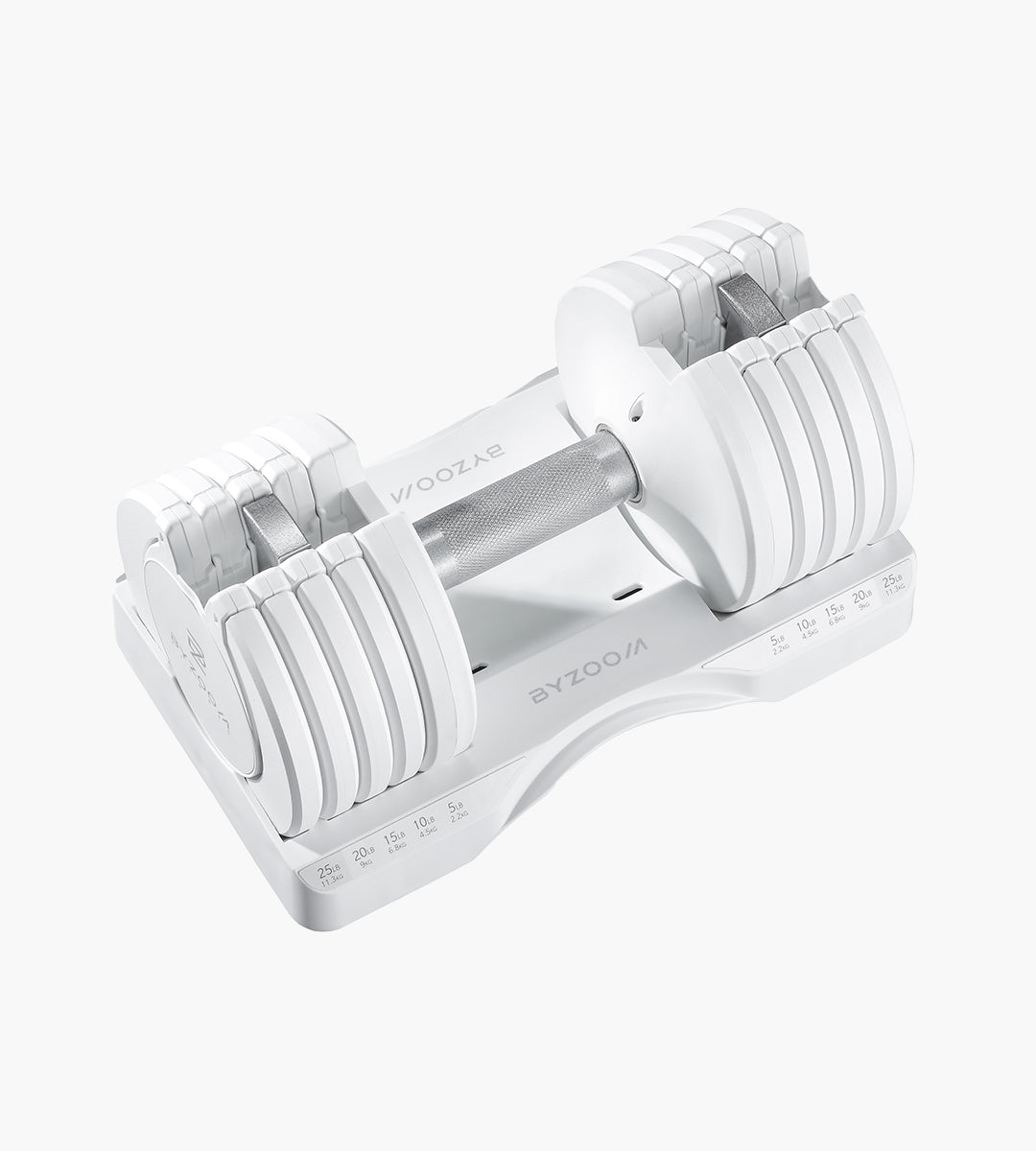 Pure Series 11.3kg (25LB) Adjustable Dumbbell (white)