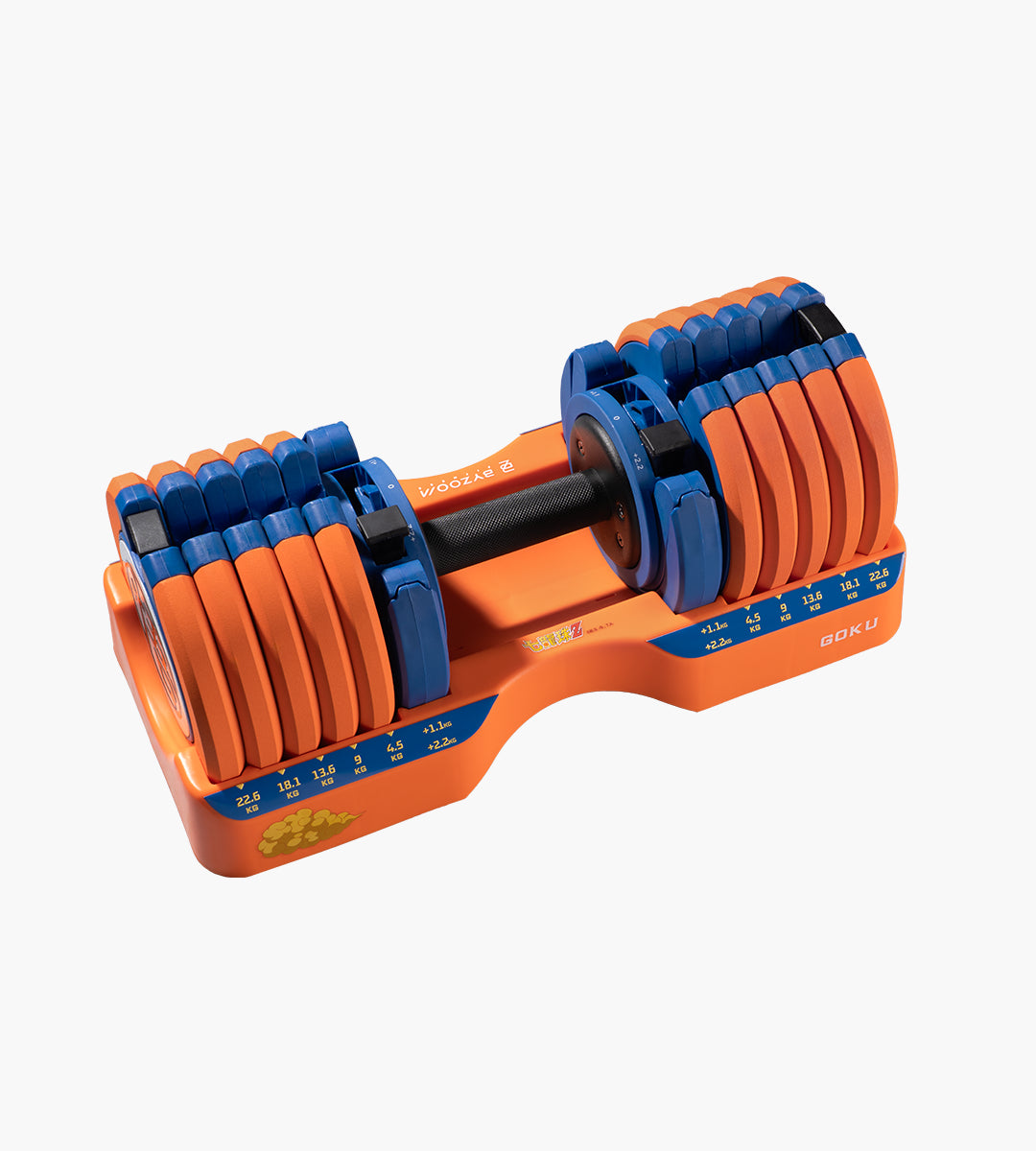 七龍珠Z 25kg(55LB)15段重量 可調式啞鈴 (悟空款)