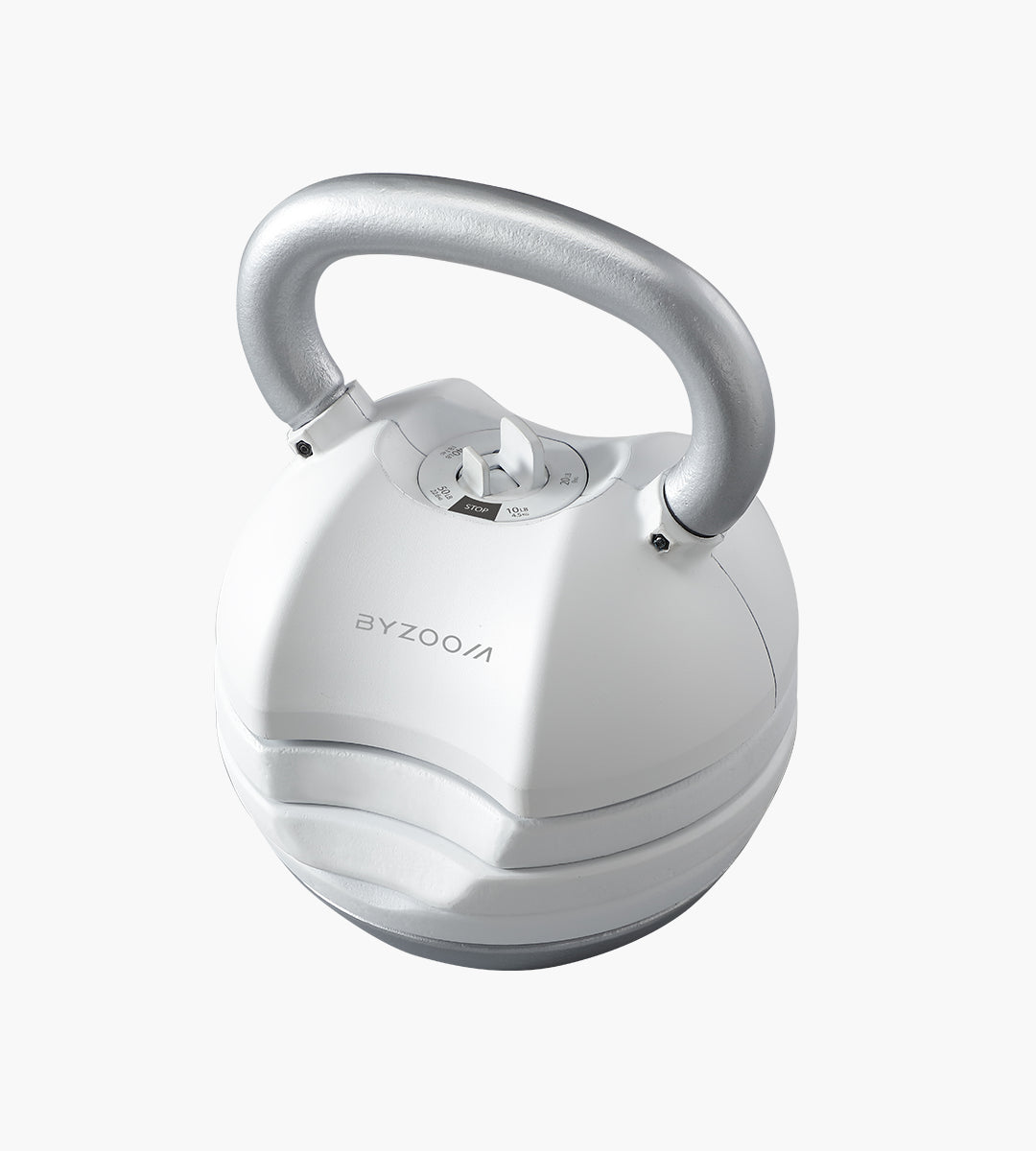 Pure Series 22.6KG (50LB) Adjustable Kettlebell (white)