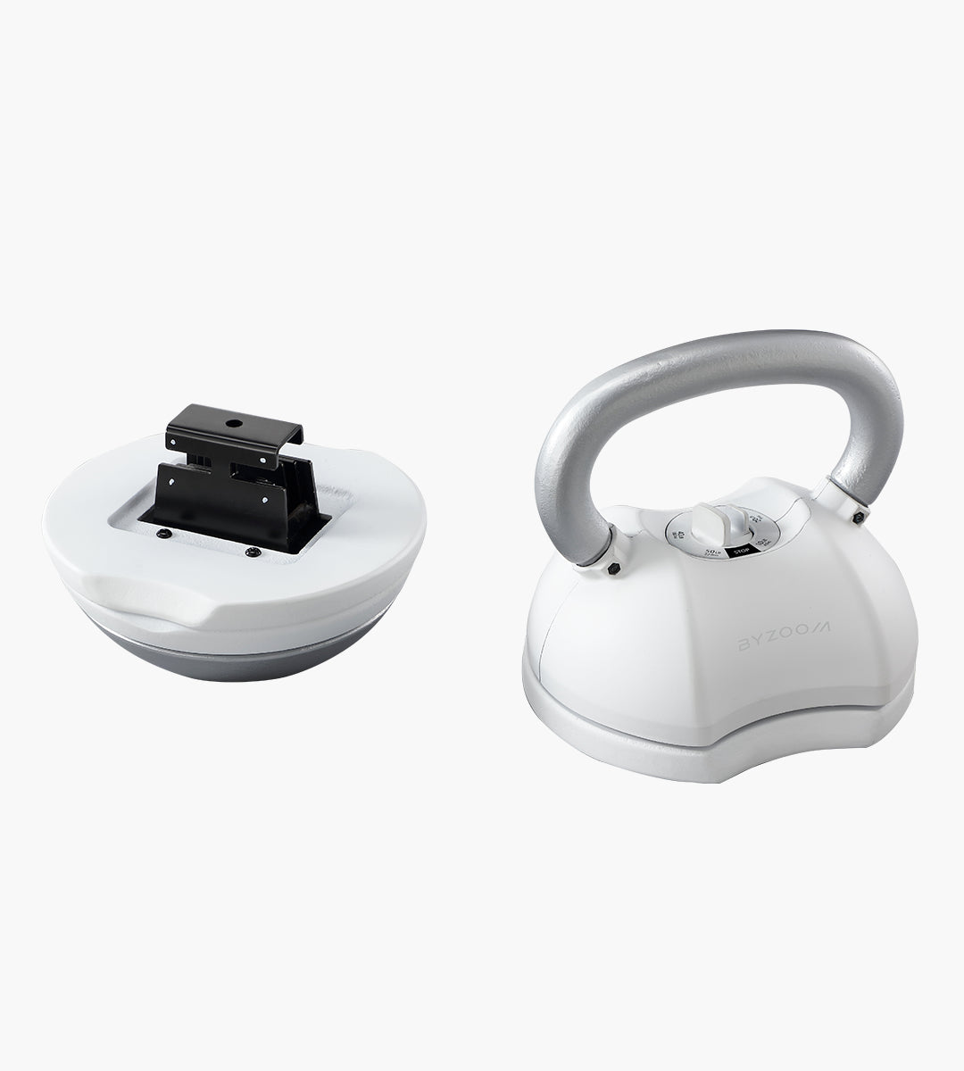 Pure Series 22.6KG (50LB) Adjustable Kettlebell (white)