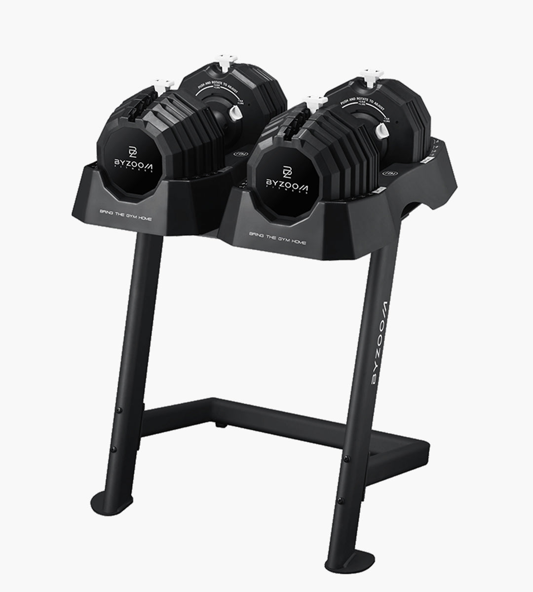 Classic Series 22.6/25KG Adjustable Dumbbell Stand (Black) 