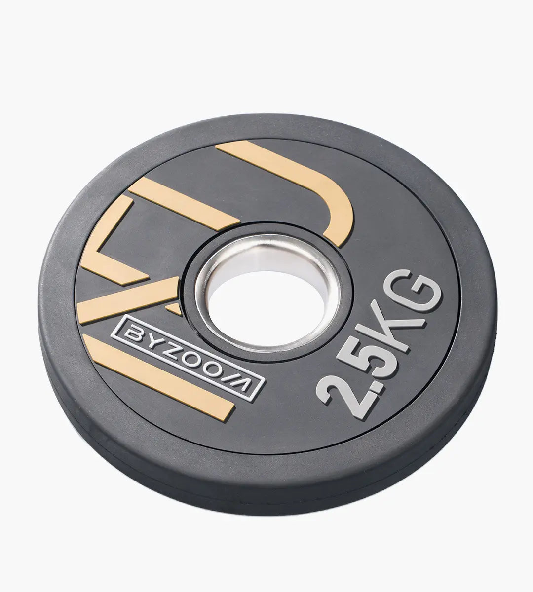 橡膠重量槓片-黑2.5kg（2入）