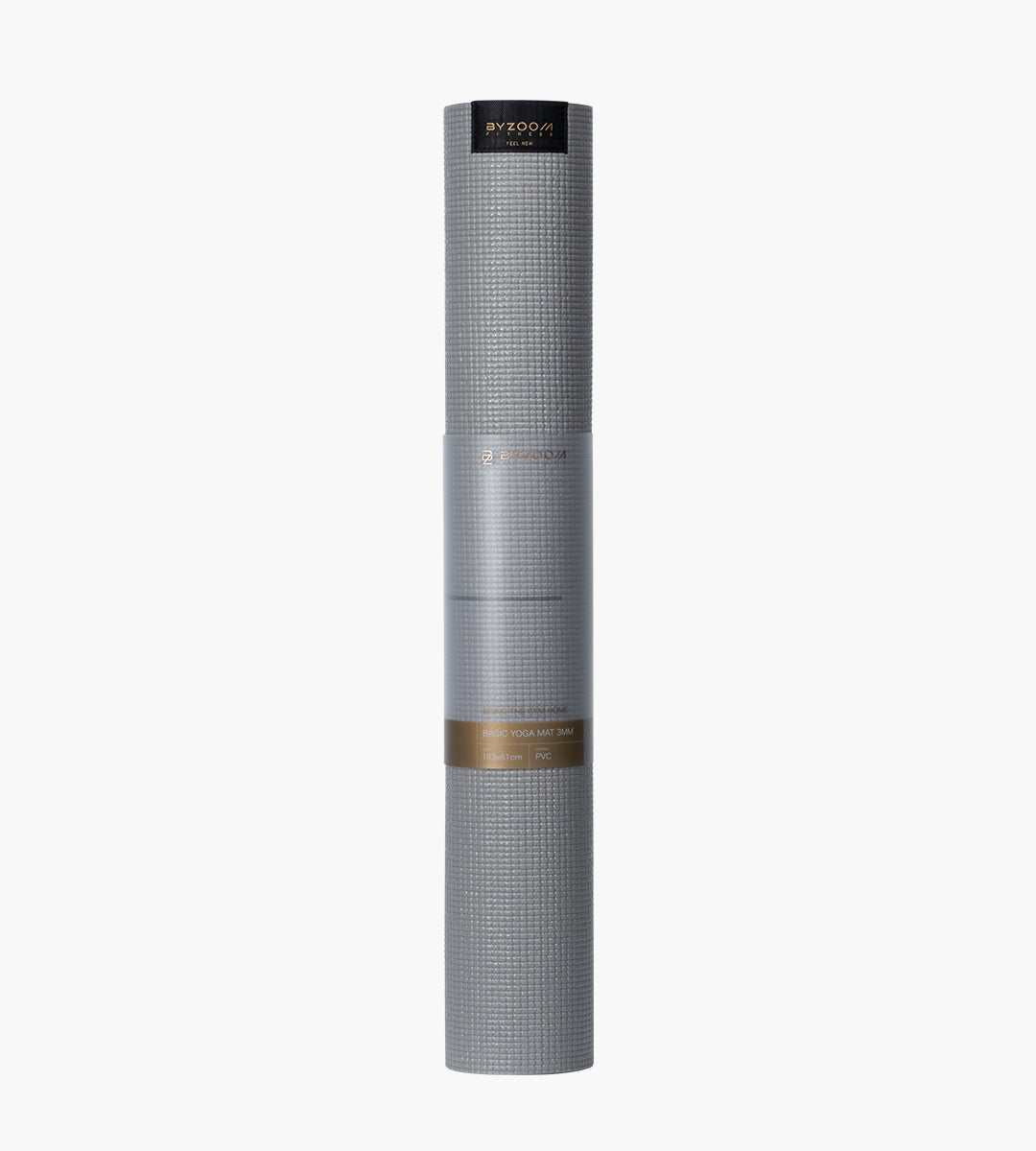 PVC Yoga Mat 3mm (Gray) 