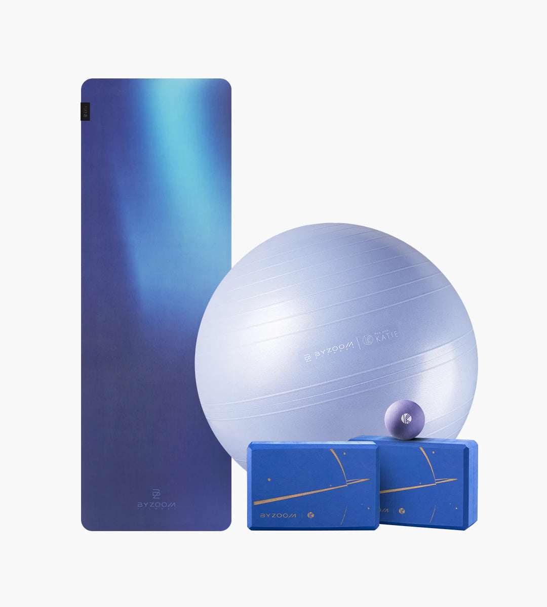 凱蒂瑜珈 Flow With Katie 天然橡膠瑜珈墊組合