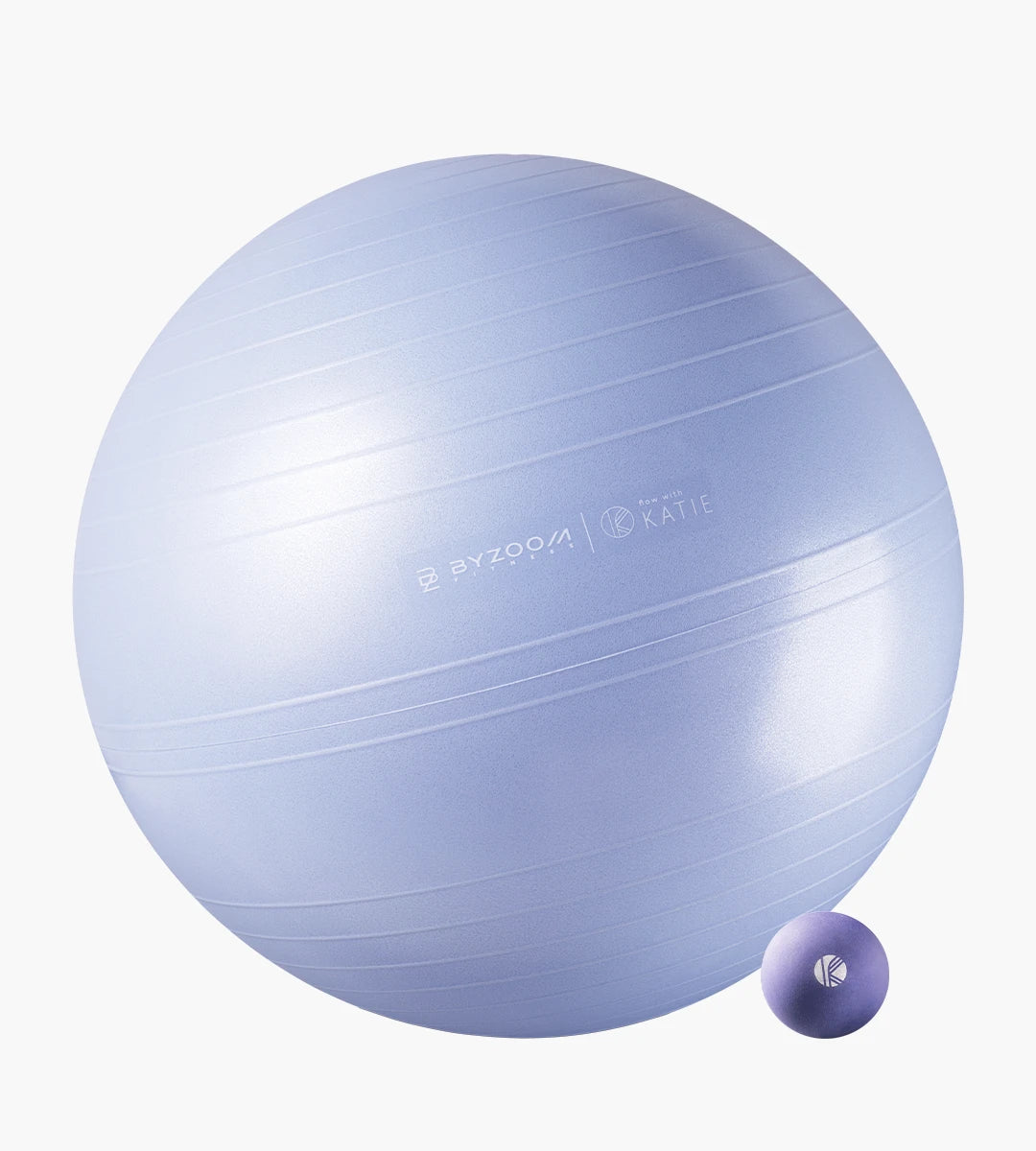 Flow With Katie Gym Ball + Natural Rubber Massage Ball