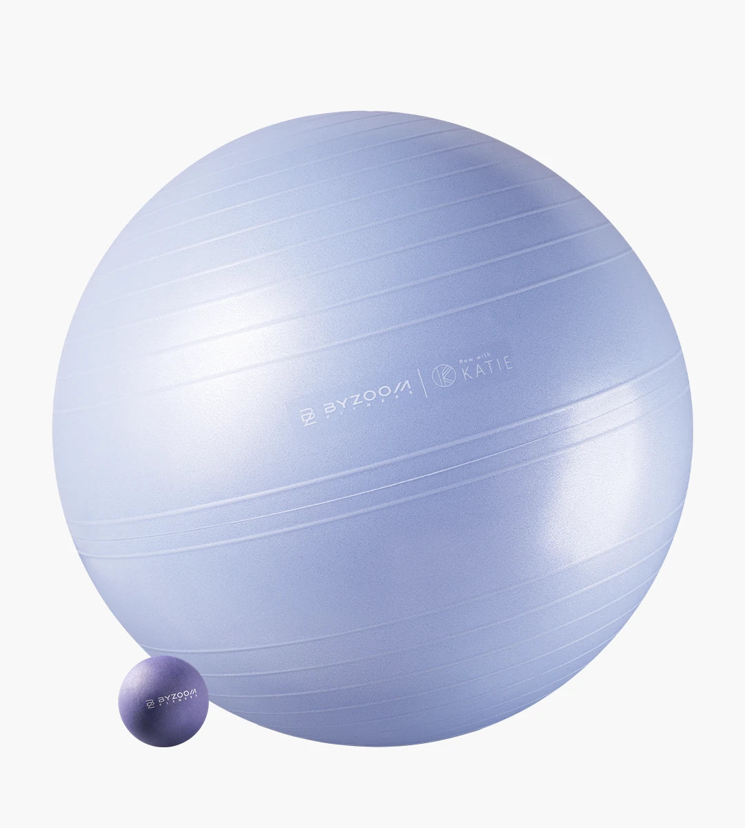 Flow With Katie Gym Ball + Natural Rubber Massage Ball