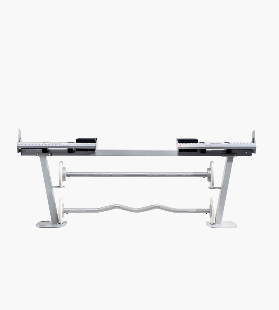 Pure Series Max 63.5kg(140LB)可調式槓鈴轉換架 for 34kg(75lb)可調式啞鈴(白)